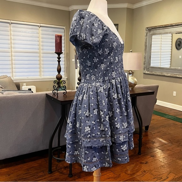 NWT Kittenish X Flag & Anthem Mae Tiered Mini Dress Size Large Or XL X-Large - Picture 7 of 16